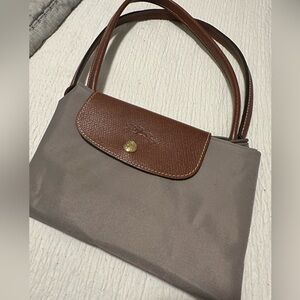 Longchamp Grey Shoulder Bag- Tote Size